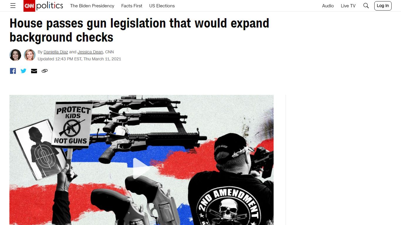 House passes gun legislation that would expand background checks